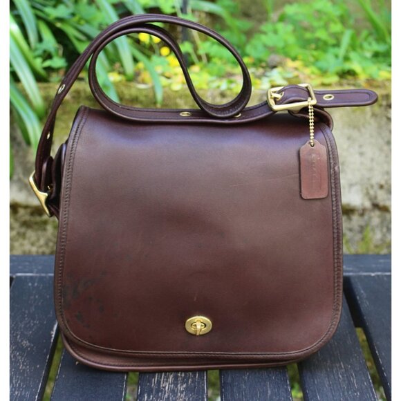 Coach Vintage - Stewardess Bag 9525 in Mahogany - Authenticated - Read Desc - Picture 1 of 15